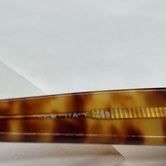 Missoni 90’s Vintage Tortoise Shell Gold Eyeglasses M165 358 Made in Italy - Picture 10 of 11